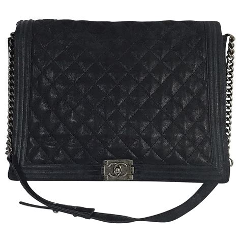 chanel le boy maxi|coco Chanel boys bag.